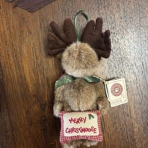 Boyds Bears Festive Brown Moose Ornament